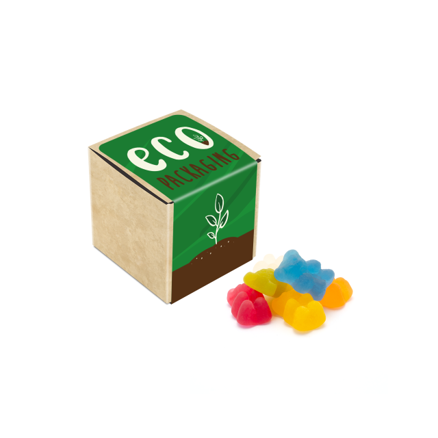 Eco Range – Eco Kraft Cube – Vegan Bears – 40g