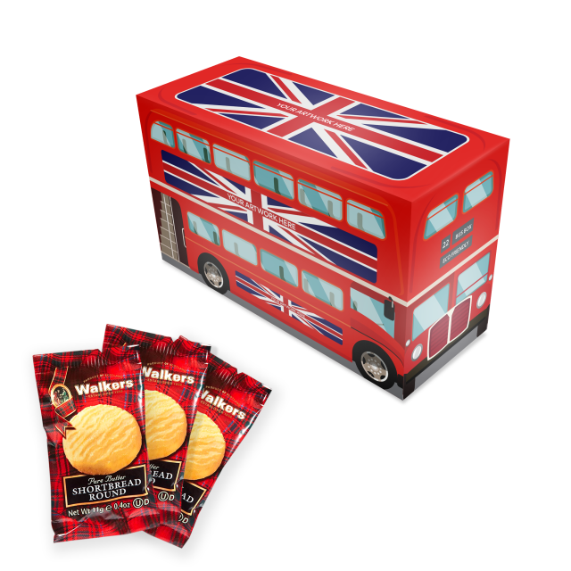 Eco Range – Eco Bus Box – Mini Shortbread Biscuits – X5
